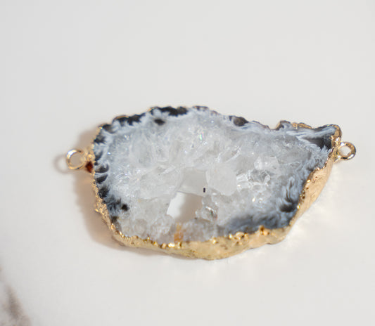 Large Black Agate Link