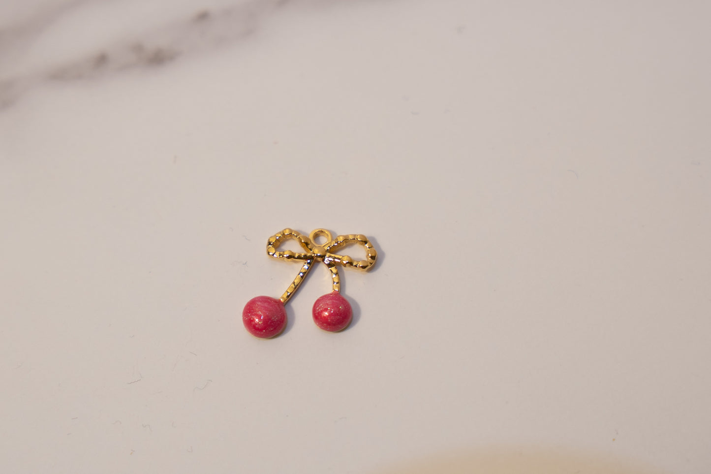 Pink and gold cherry