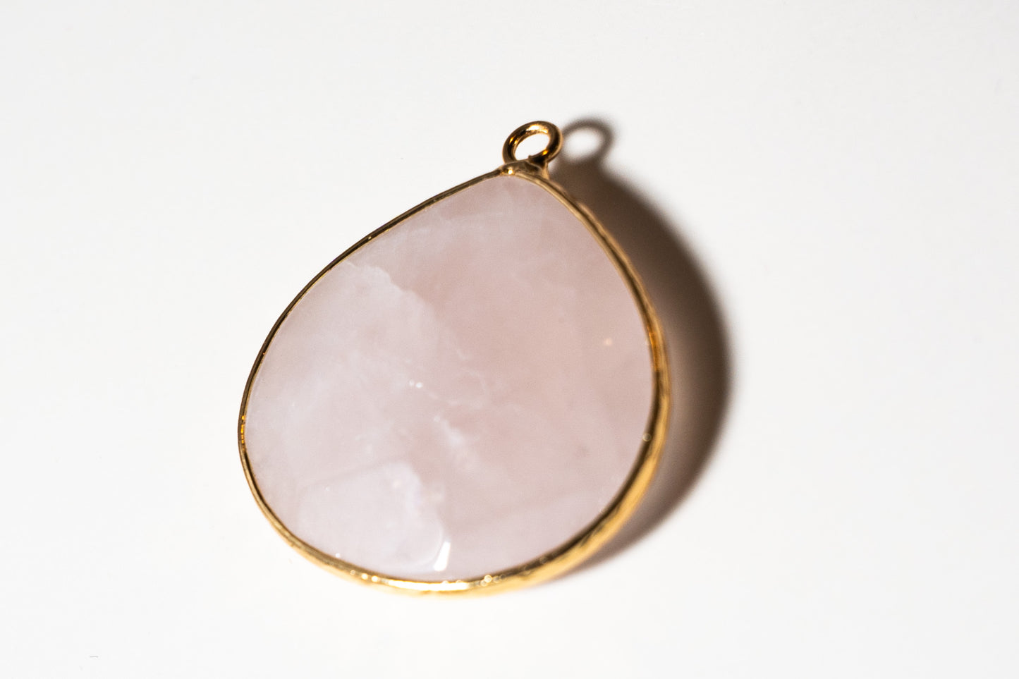 Rose Quarts Large Teardrop