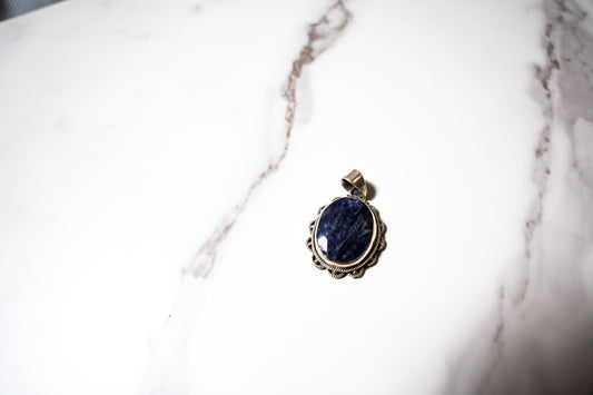 Sapphire Sterling Silver Small