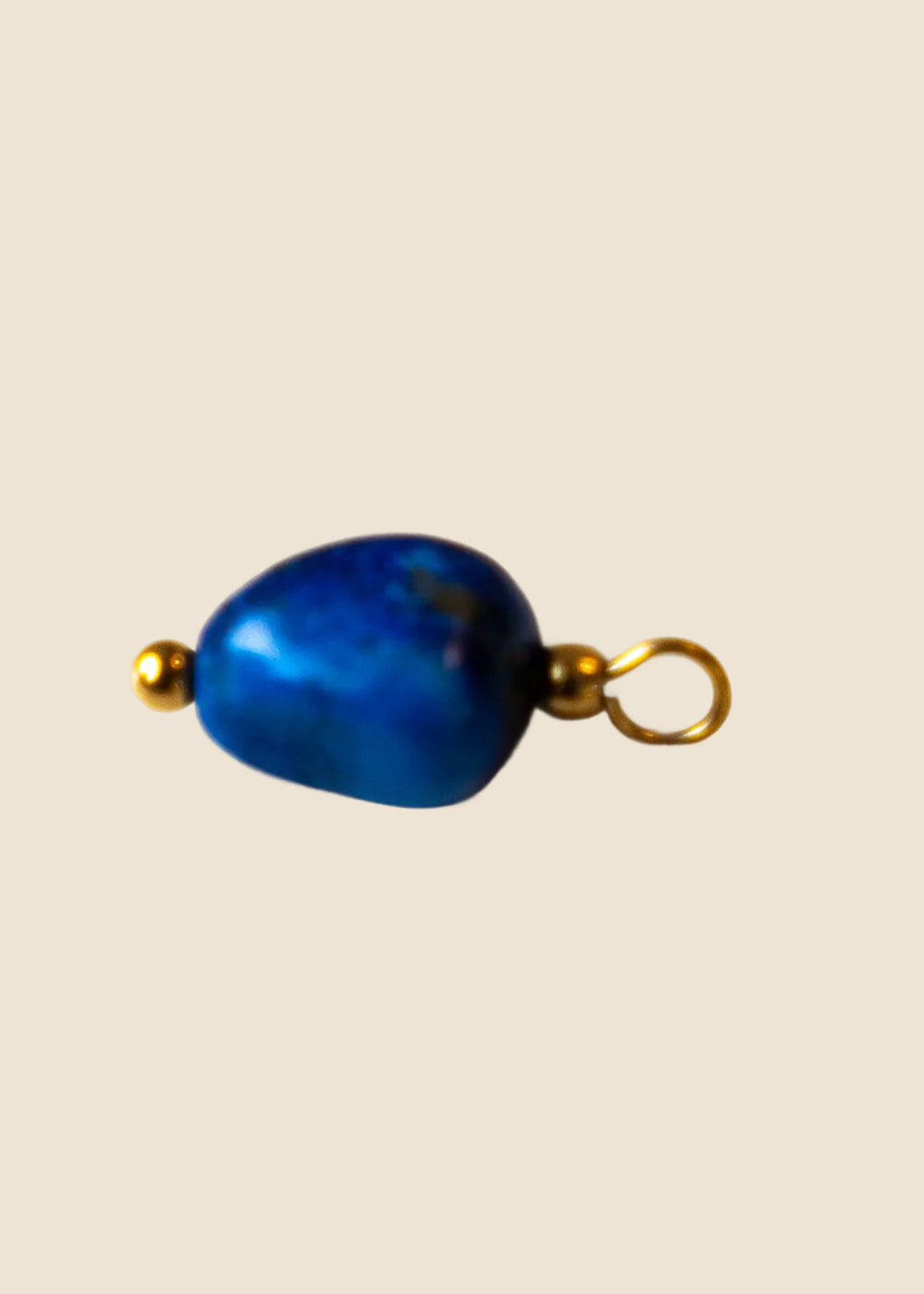 Blue Stone Charm for Eli & Kai leather journals
