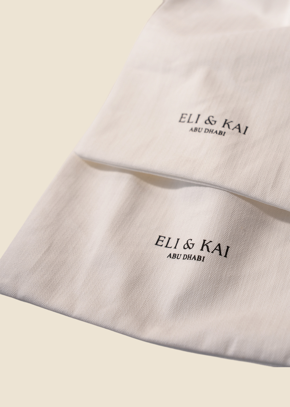 Large: Cotton Slipcover in Large for Eli & Kai Large leather journals