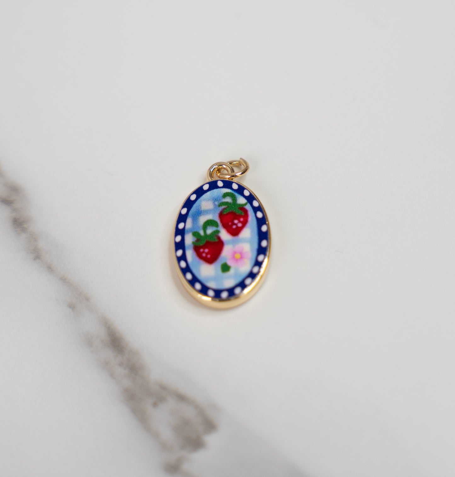 Two Strawberries And Flower Blanket