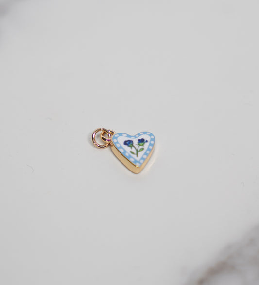 Small Heart Shaped Blue Roses