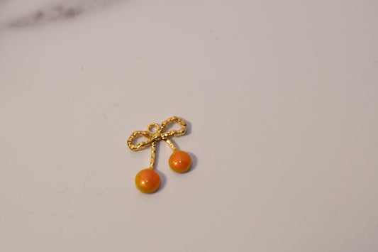 Orange and gold cherry
