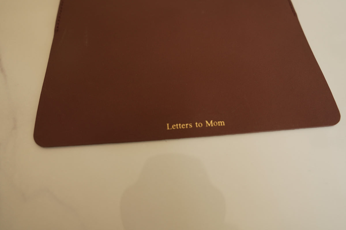 Letters to Mom - Woodview A5 Wild Fig Leather Journal