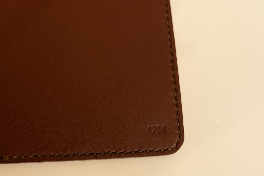 ❤️M - Heatherfield A6 Wild Fig Leather journal