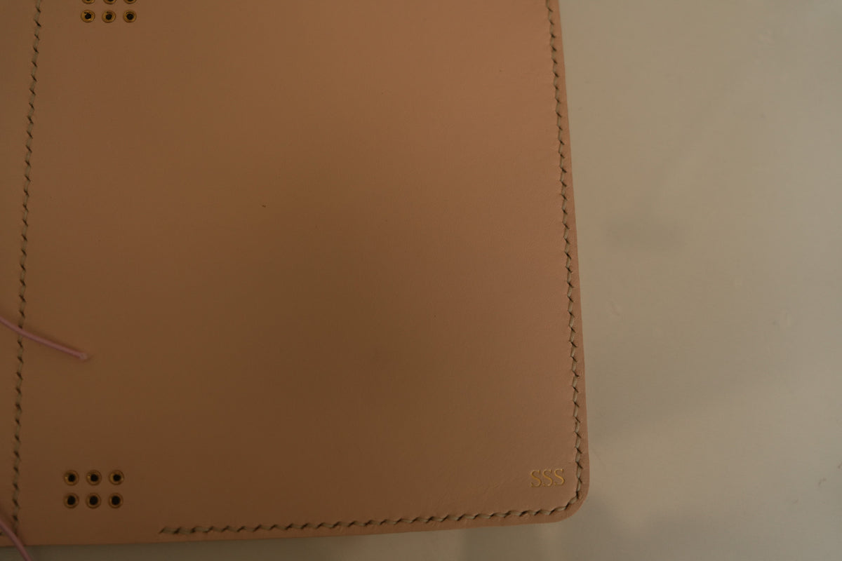 SSS - Heatherfield A6 Light Pink Leather journal