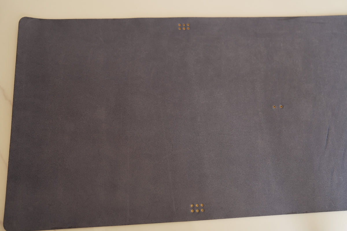 E.- Oxford XL Navy Blue Leather Journal (Cover only)