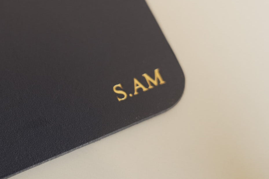S.AM - Woodview A5 Royal Navy Leather Journal