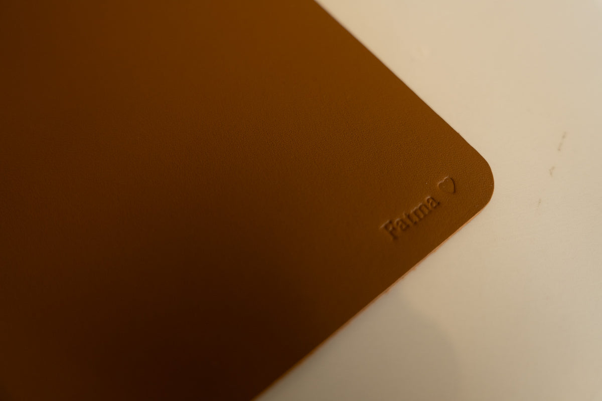 Fatma ❤️ - Woodview A5 Caramel Dusk Leather Journal