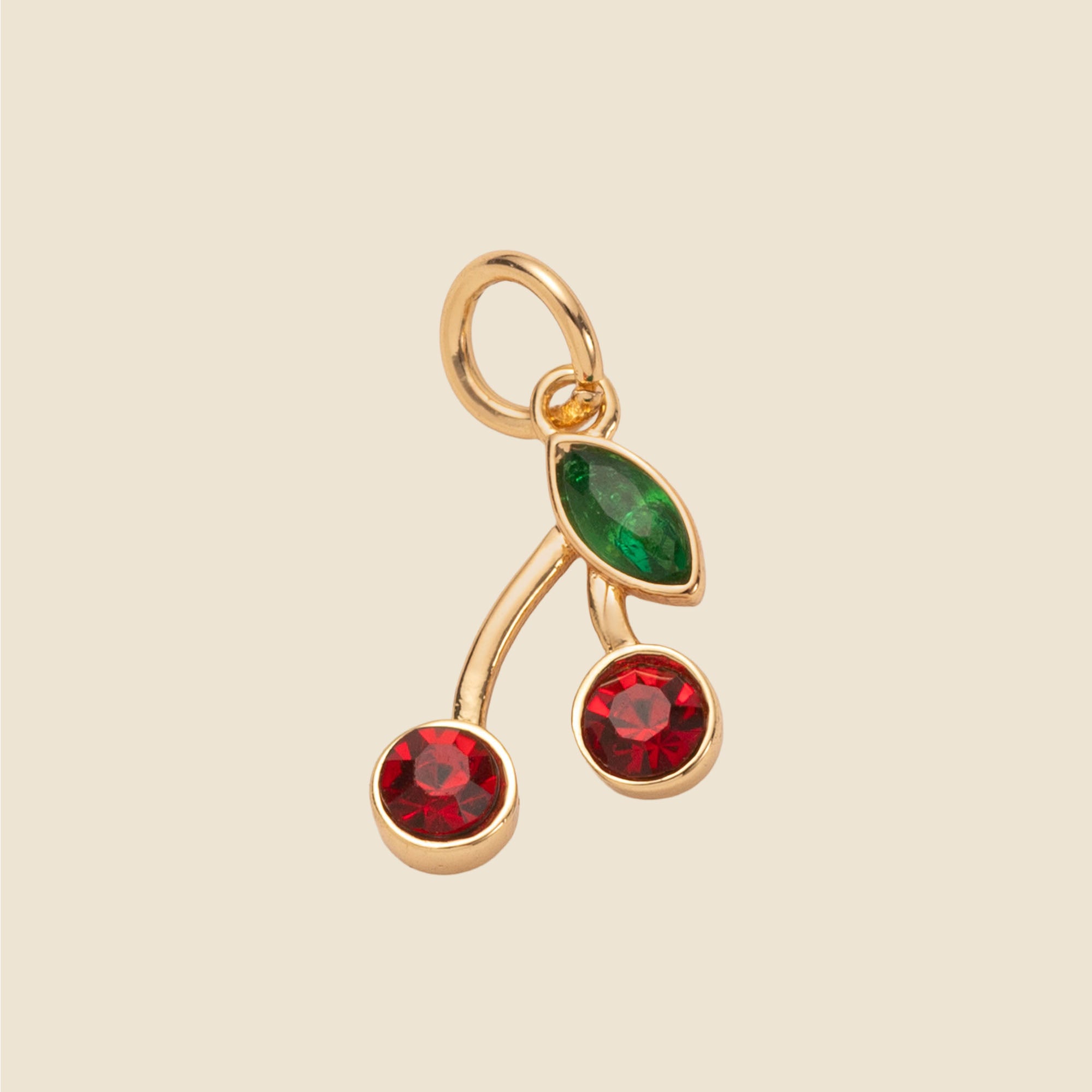 Cherry Crystal Charm