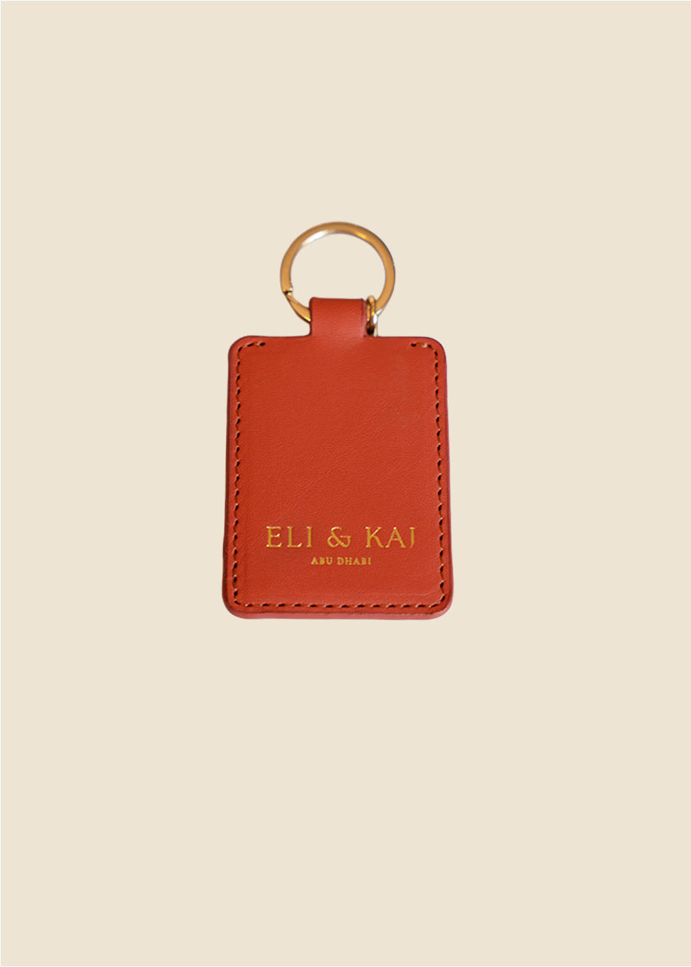 Personalised Leather Keyring