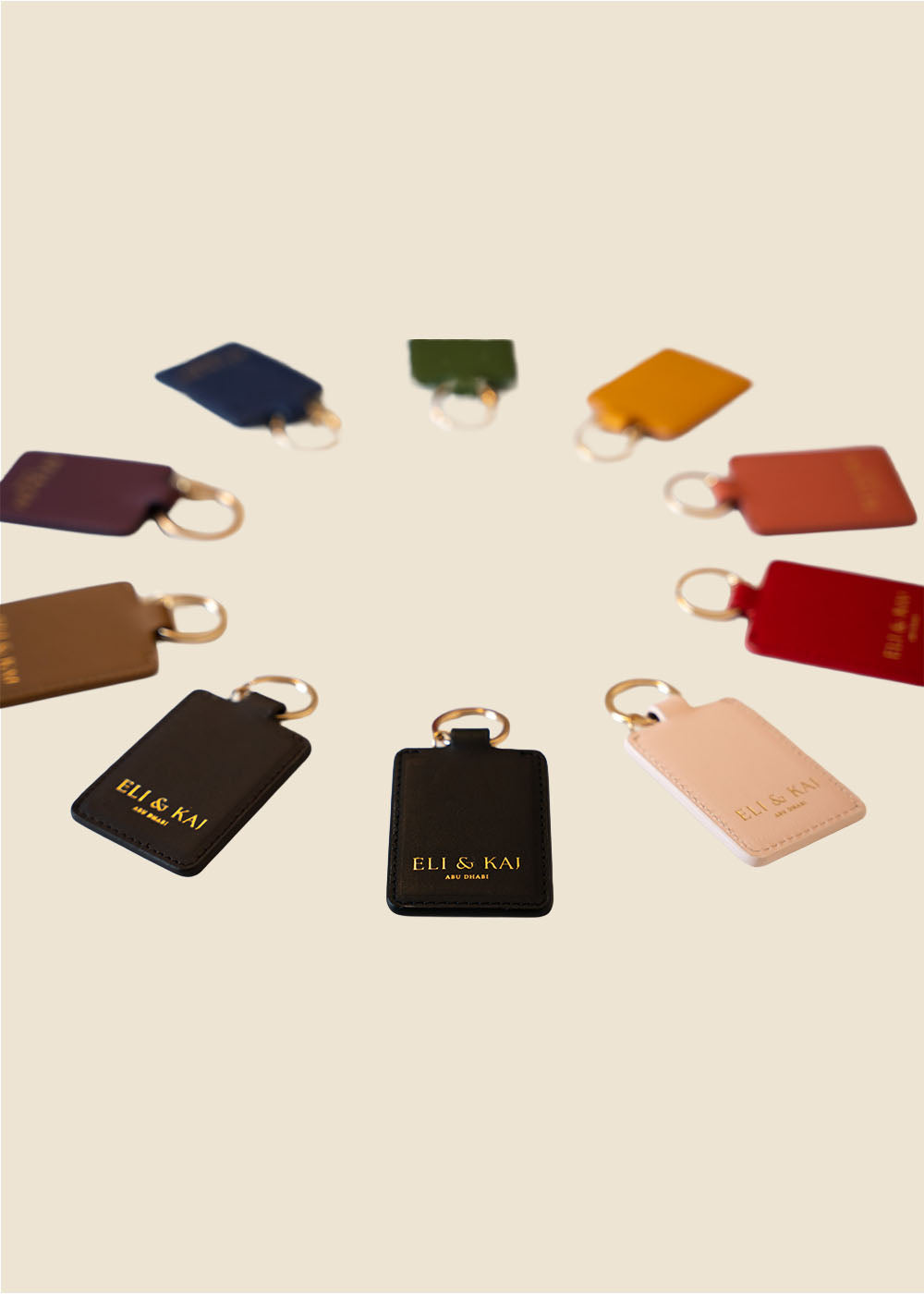 Personalised Leather Keyring