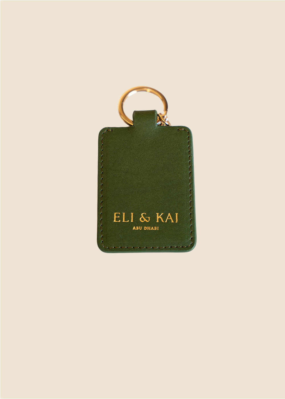 Personalised Leather Keyring