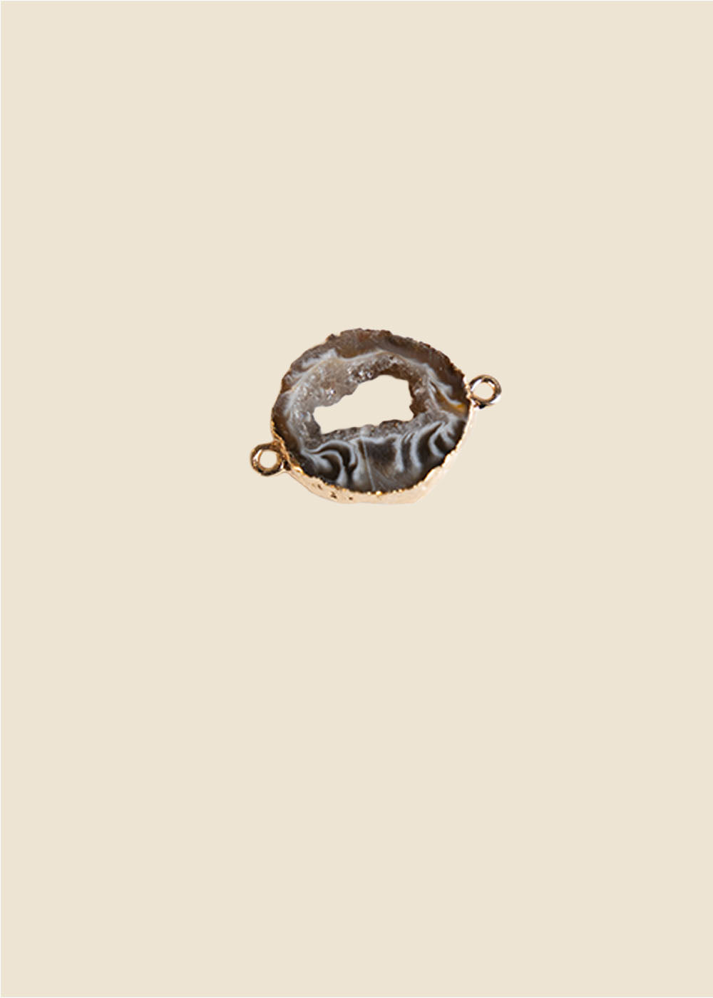 Mini Black Agate Link