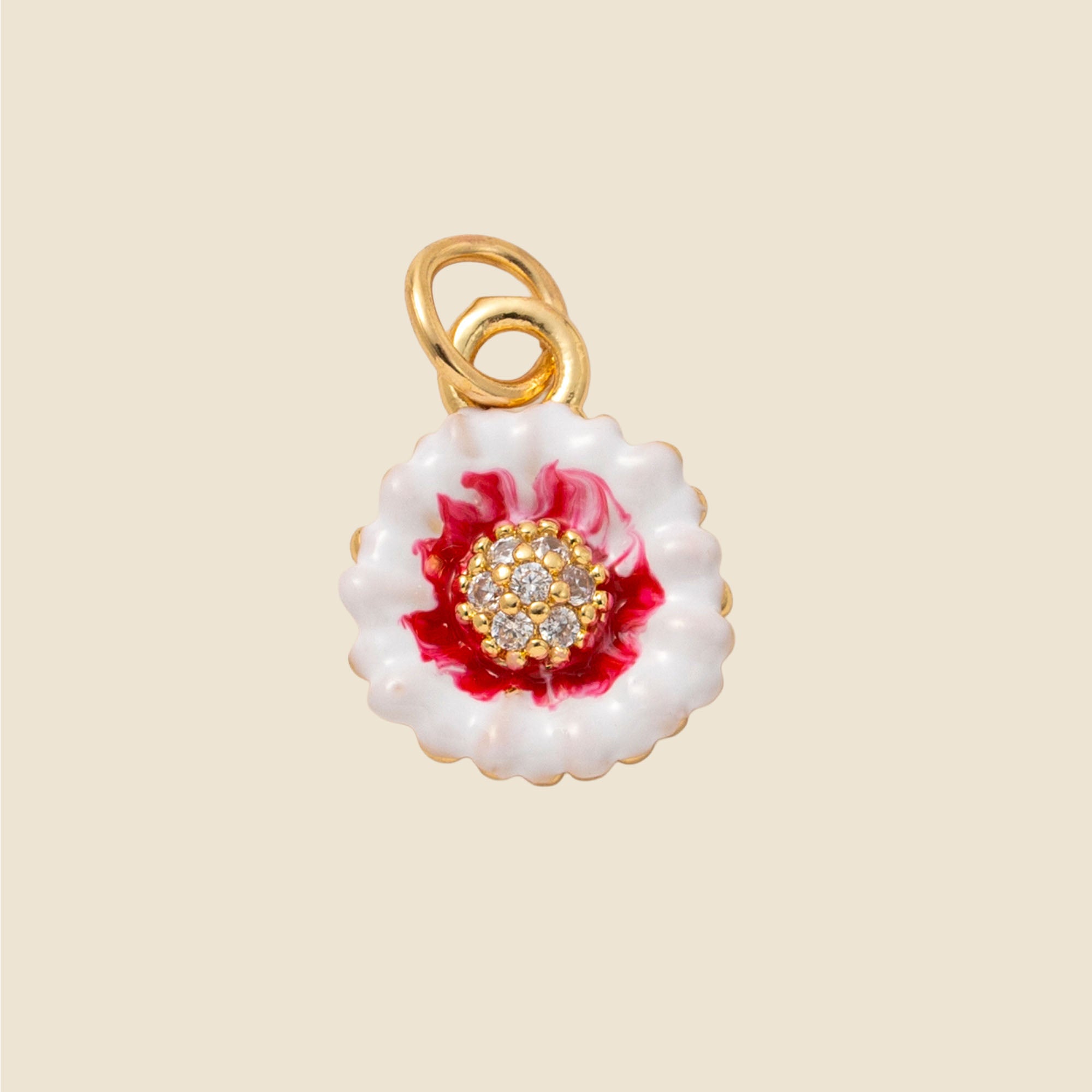 Blossom Pearl Flower Charm