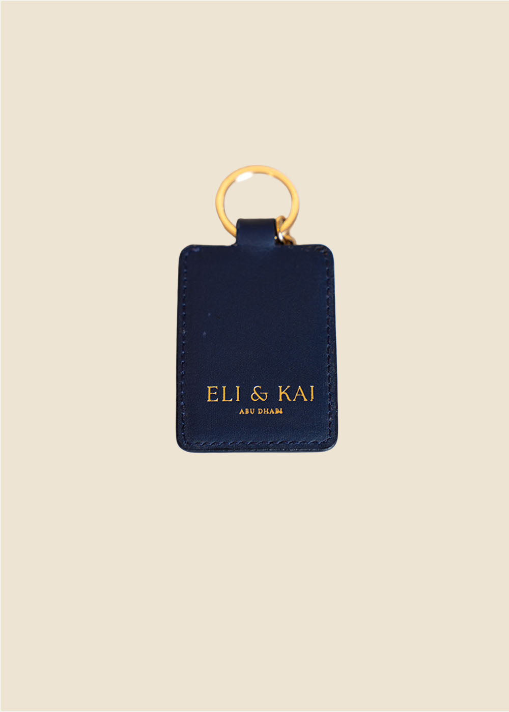 Personalised Leather Keyring