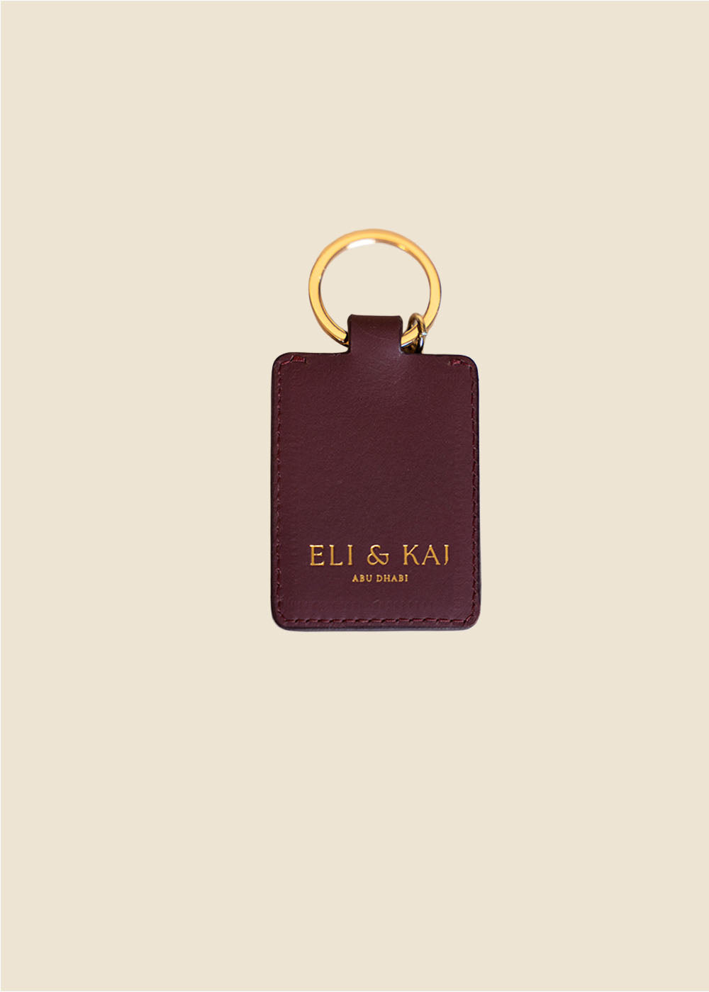 Personalised Leather Keyring