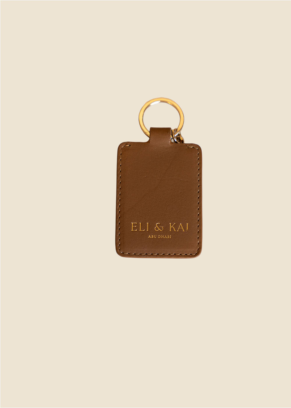 Personalised Leather Keyring