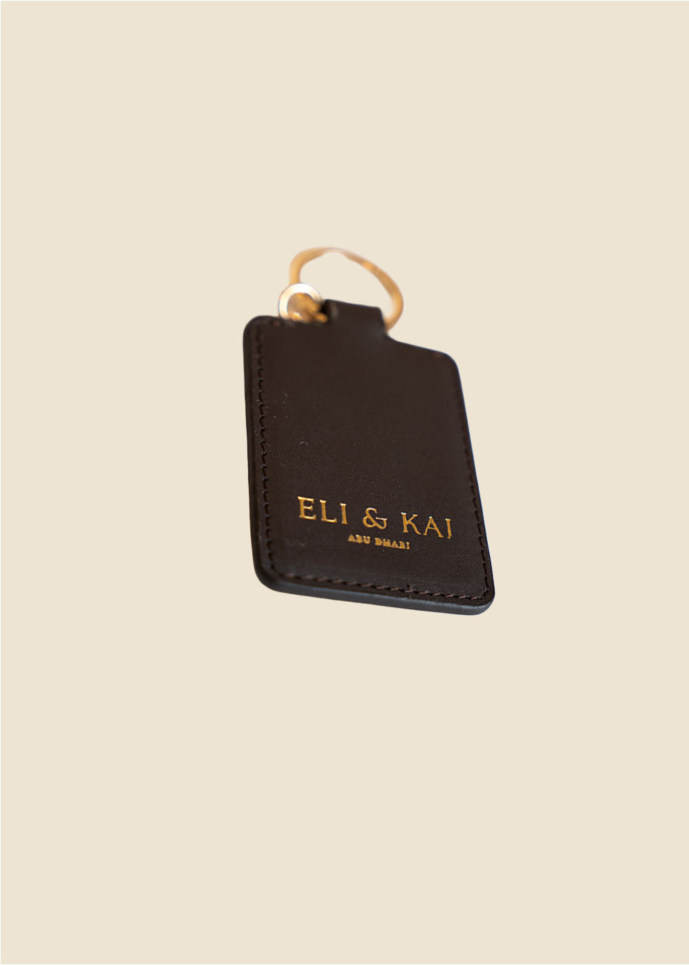 Personalised Leather Keyring