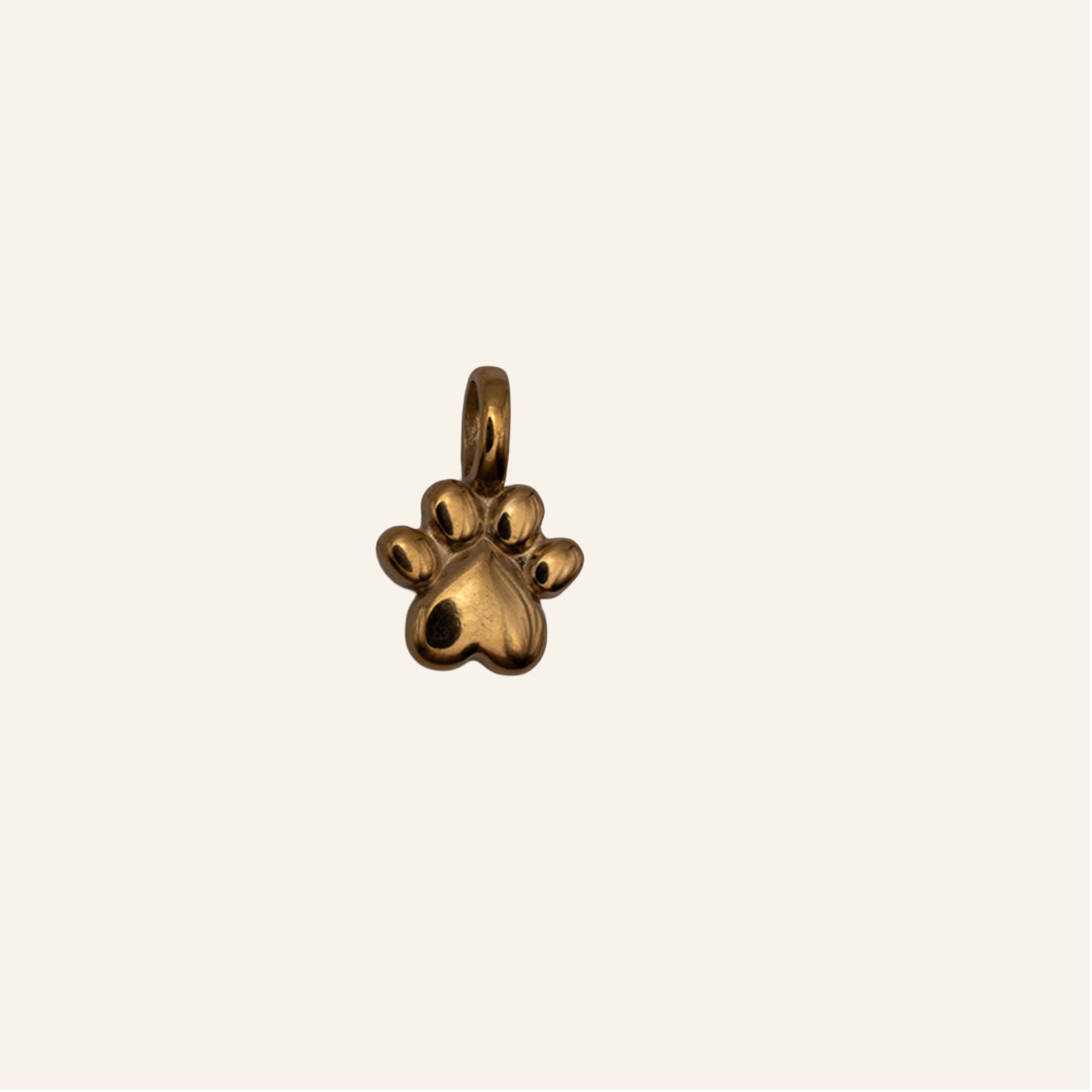 Gold Paw Charm