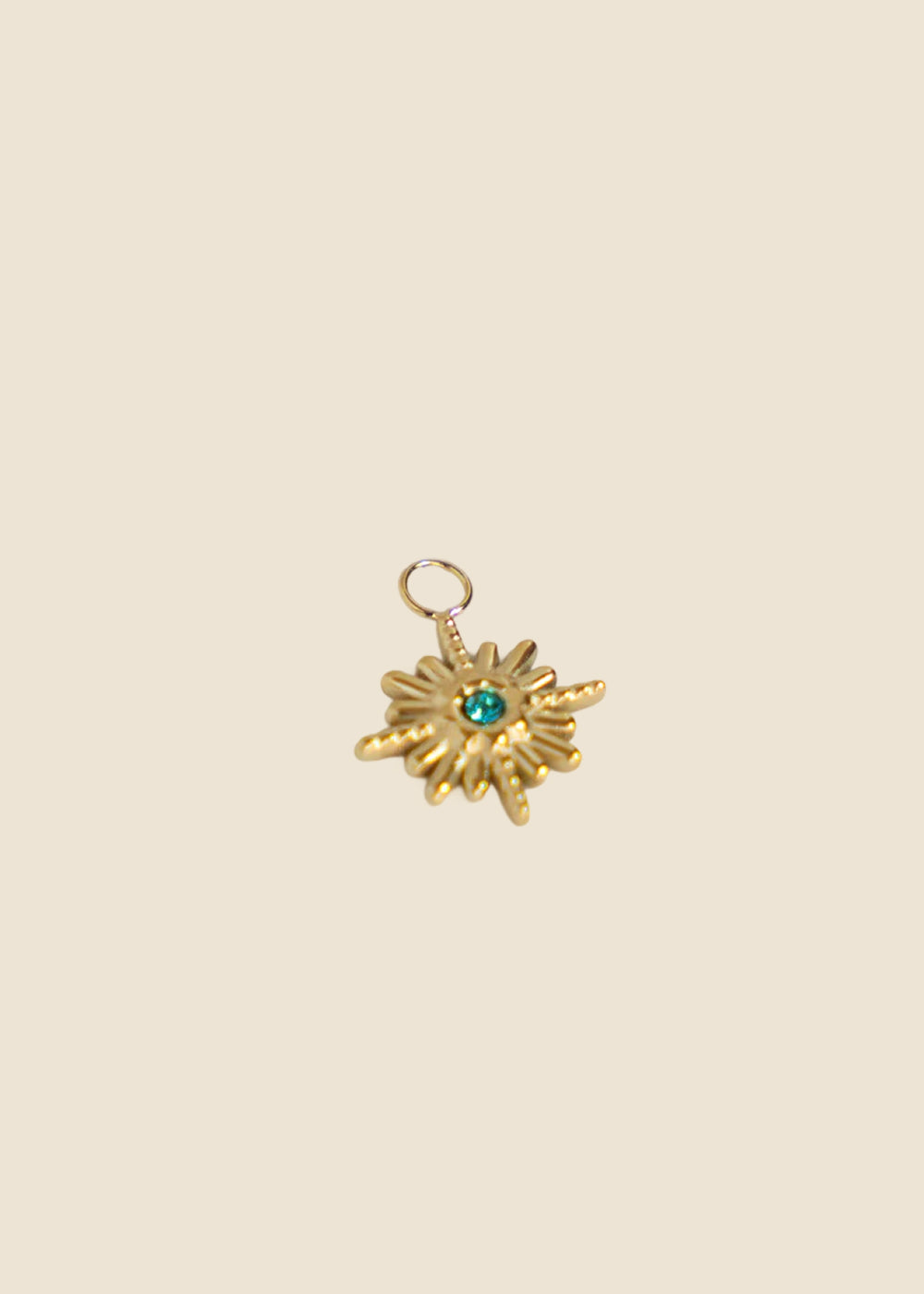 Gold Star With Stone Charm for Eli & Kai leather journals