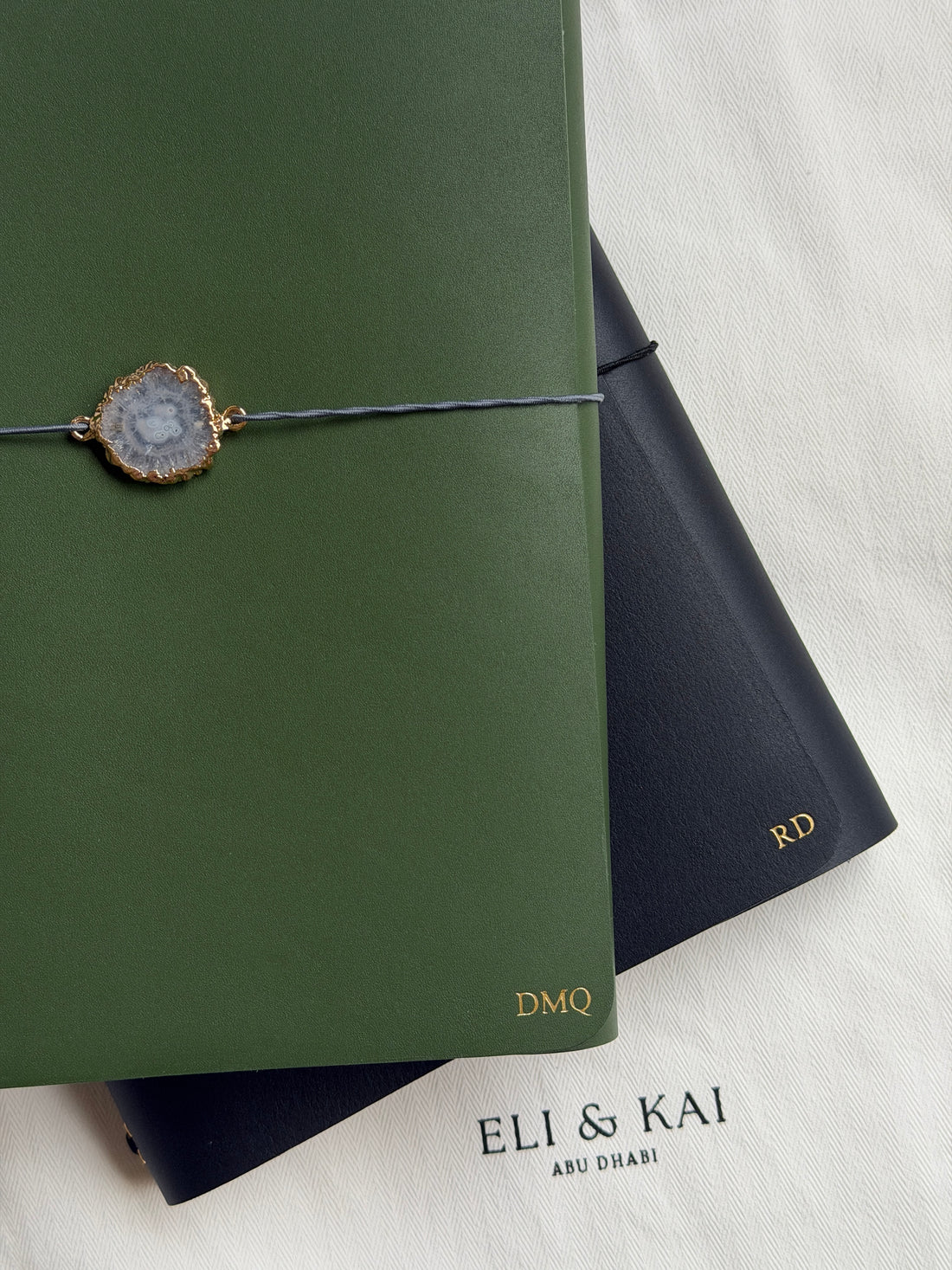 Woodview A5  leather journal in Bourdoux vegetable-tanned leather
