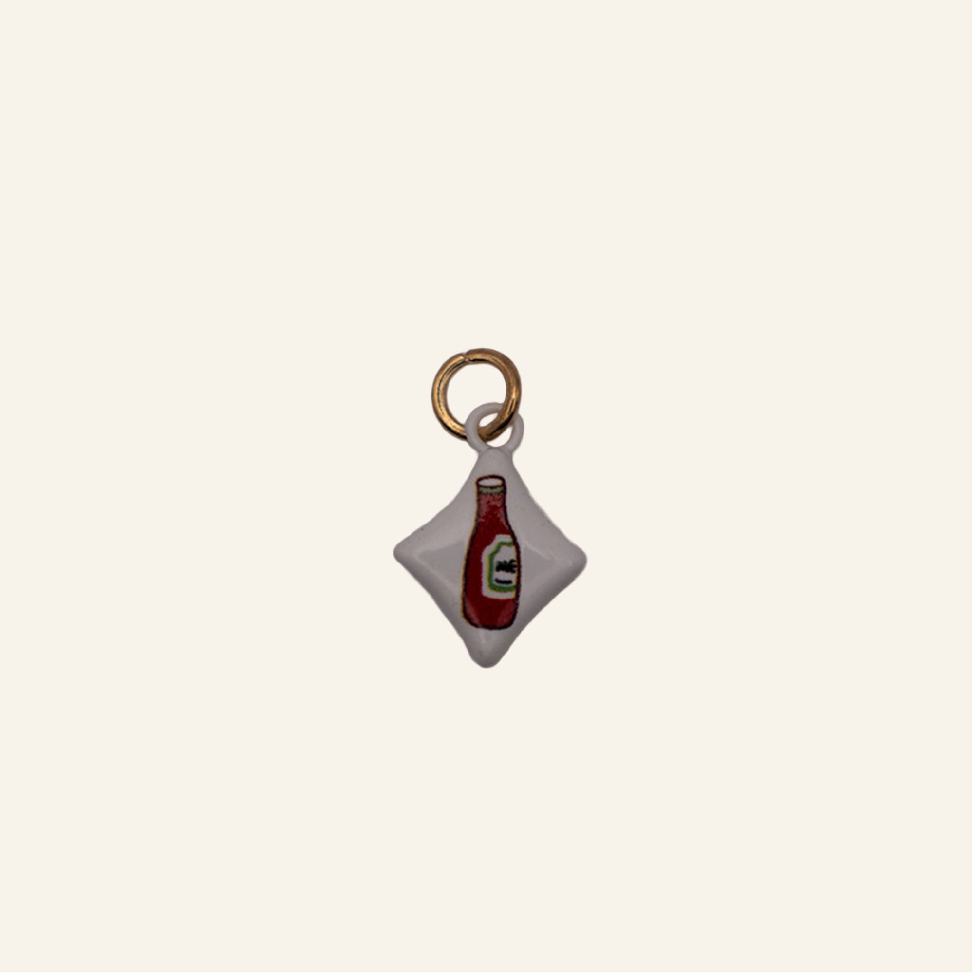 Ketchup Bottle Charm