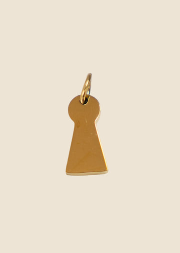 Keyhole Charm for Eli & Kai leather journals