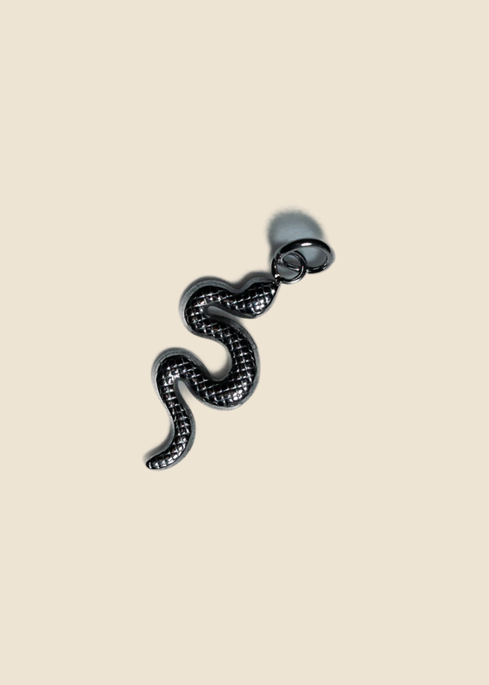 Gold: Mini Snake Charm in Gold for Eli & Kai leather journals