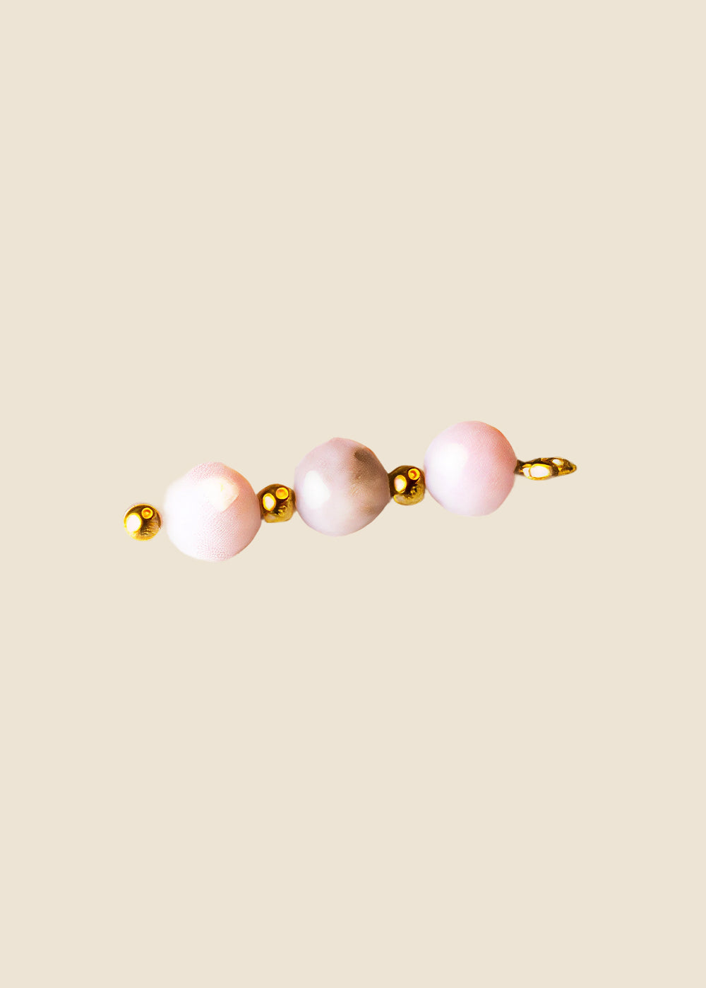 Pink 3 Stone Charm for Eli & Kai leather journals