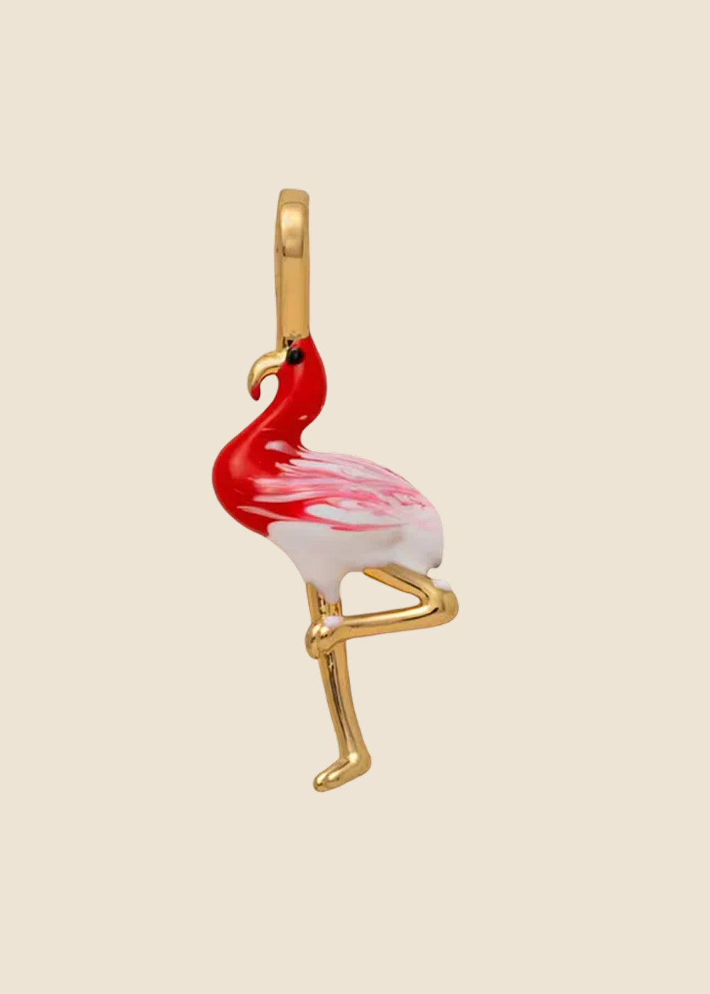 Pink Flamingo Charm for Eli & Kai leather journals