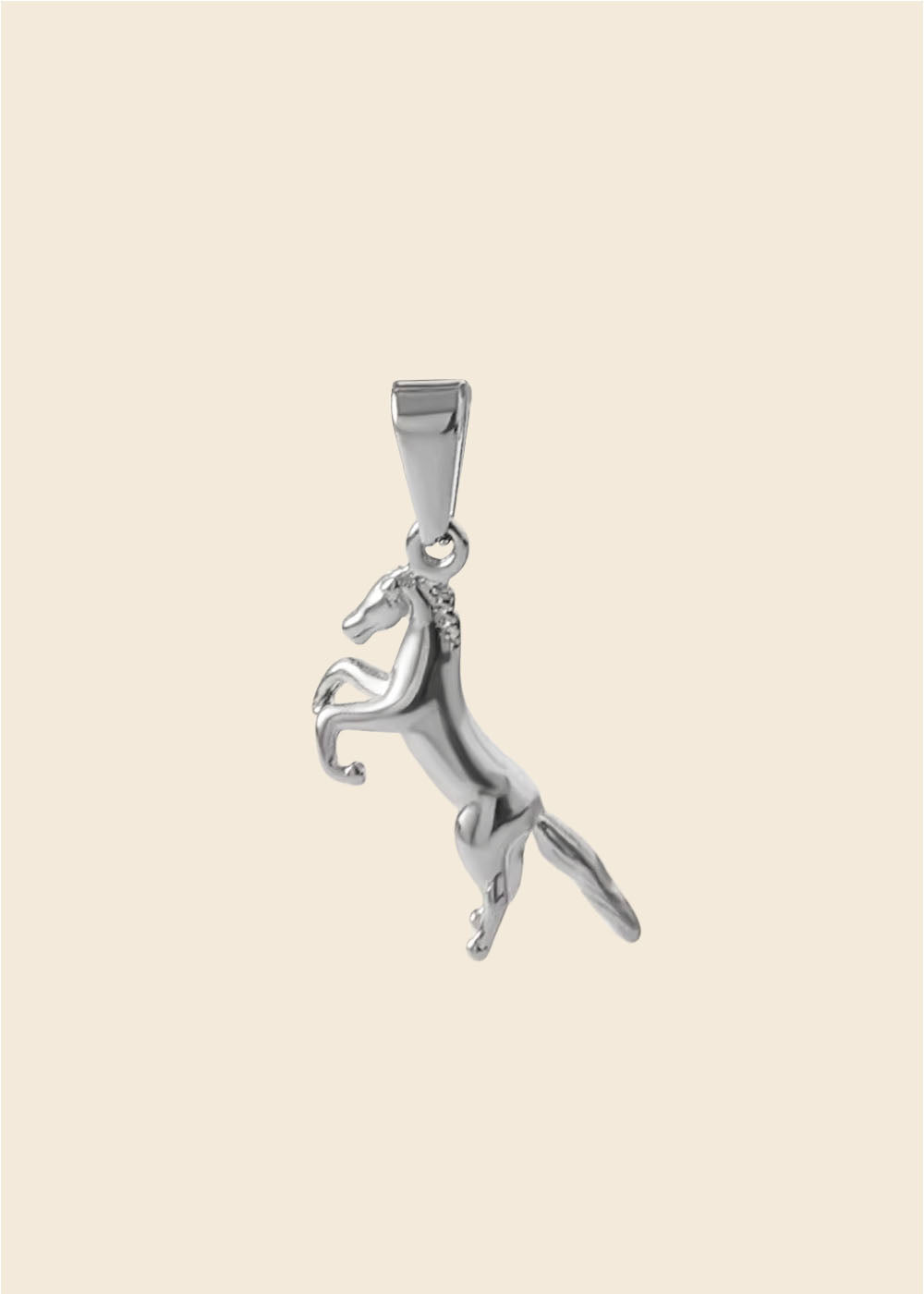 Horse Charm – Silver