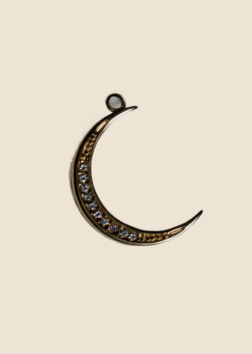 Ramadan Moon Crescent Charm for Eli & Kai leather journals