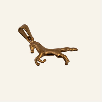 Gold Running Horse