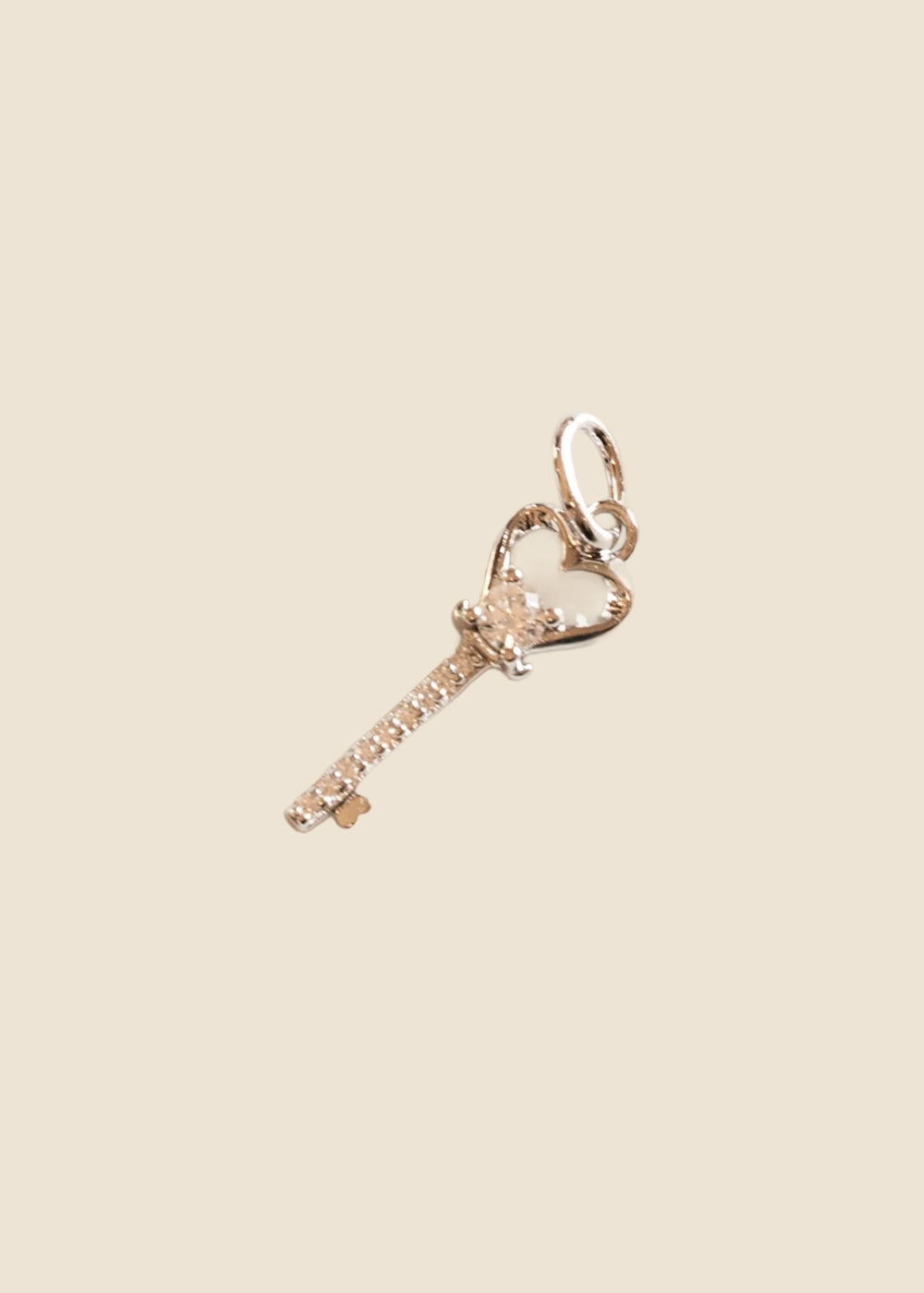 Silver Key Charm for Eli & Kai leather journals