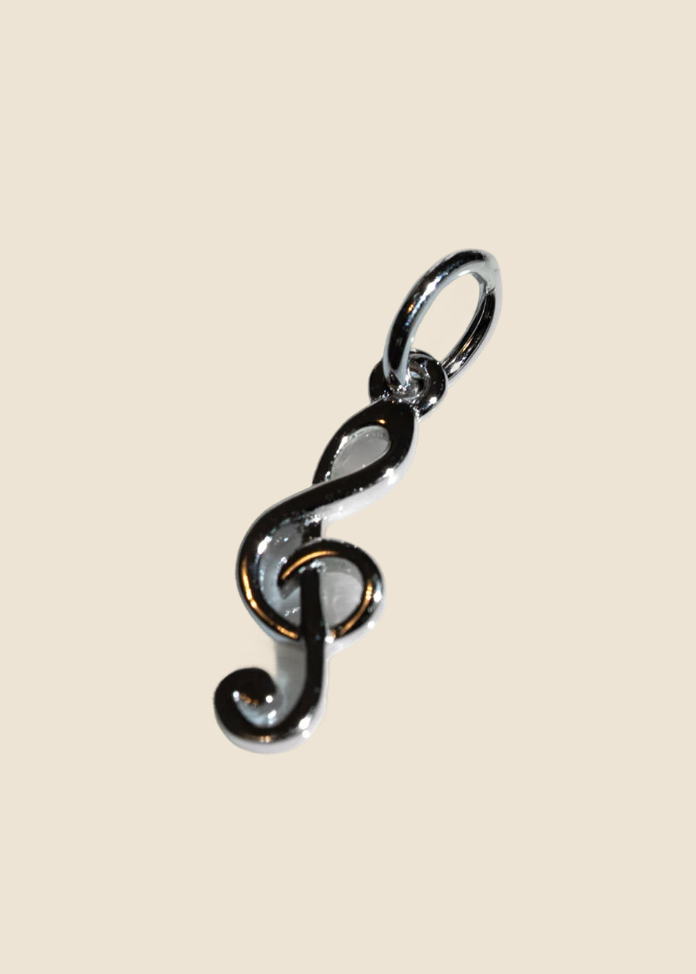 Silver Music Charm for Eli & Kai leather journals