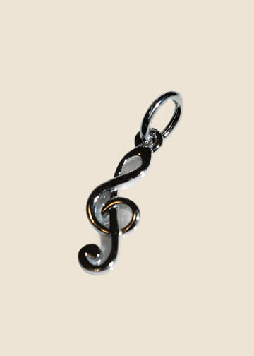 Silver Music Charm for Eli & Kai leather journals