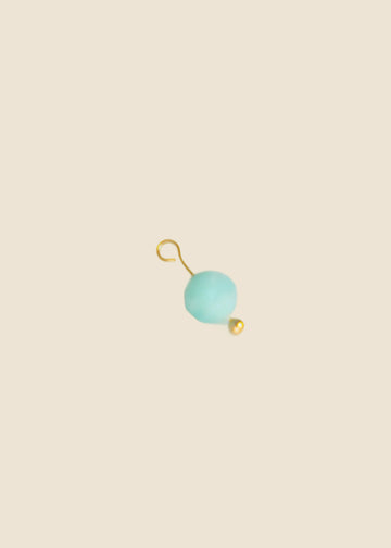 Small Green Stone Charm for Eli & Kai leather journals