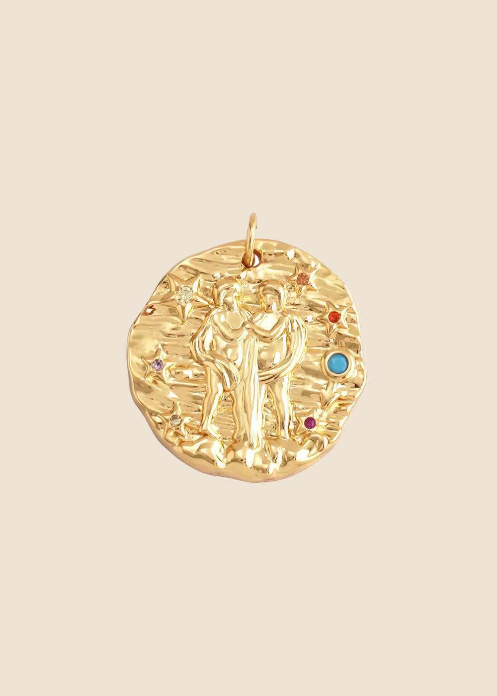 Gemini: Star Sign Gemini Charm for Eli & Kai leather journals