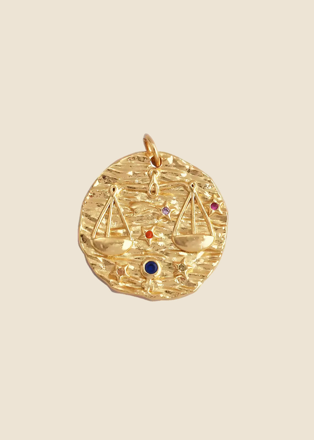Libra: Star Sign Libra Charm for Eli & Kai leather journals