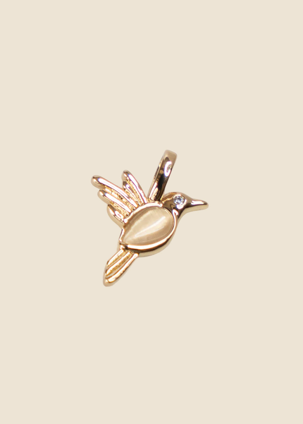 Stone Bird Charm for Eli & Kai leather journals