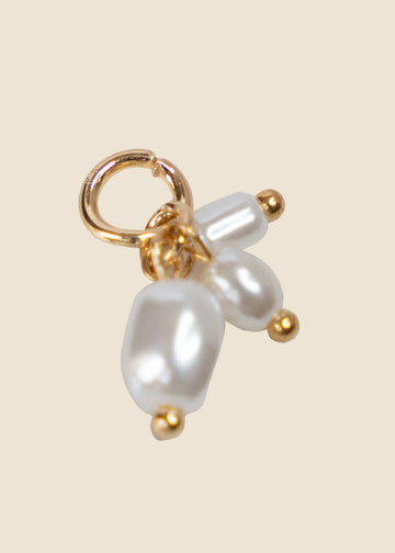 Three Pearls Charm for Eli & Kai leather journals