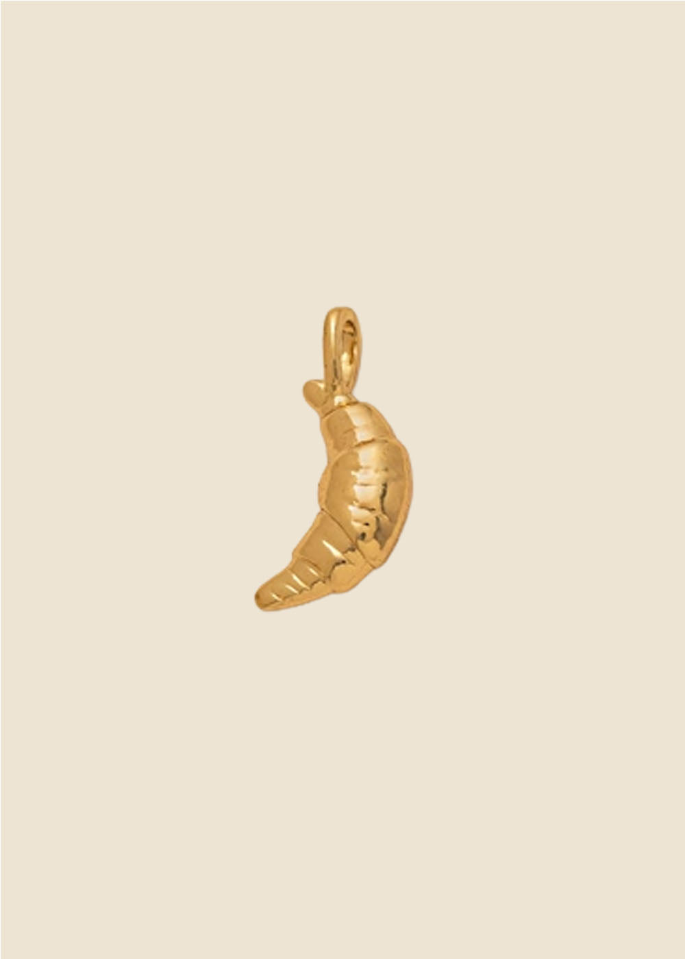 Croissant Charm – Gold