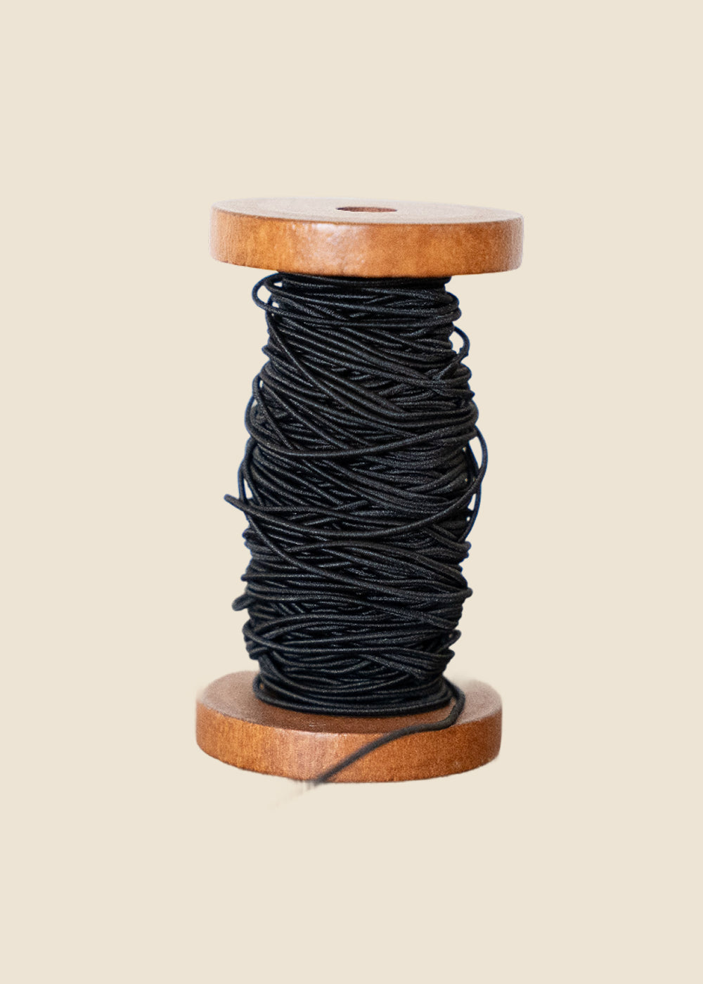 Black: Eli & Kai black elastic cord for leather journals