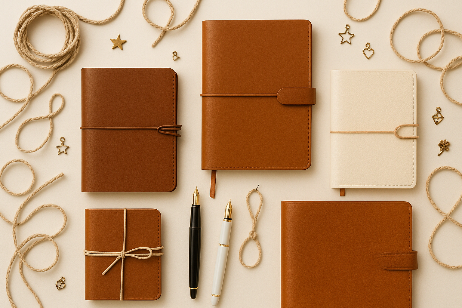 for notebooks,journels, cords, charms selling website