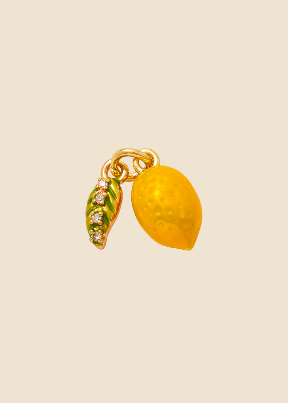 Lemon With Leaf