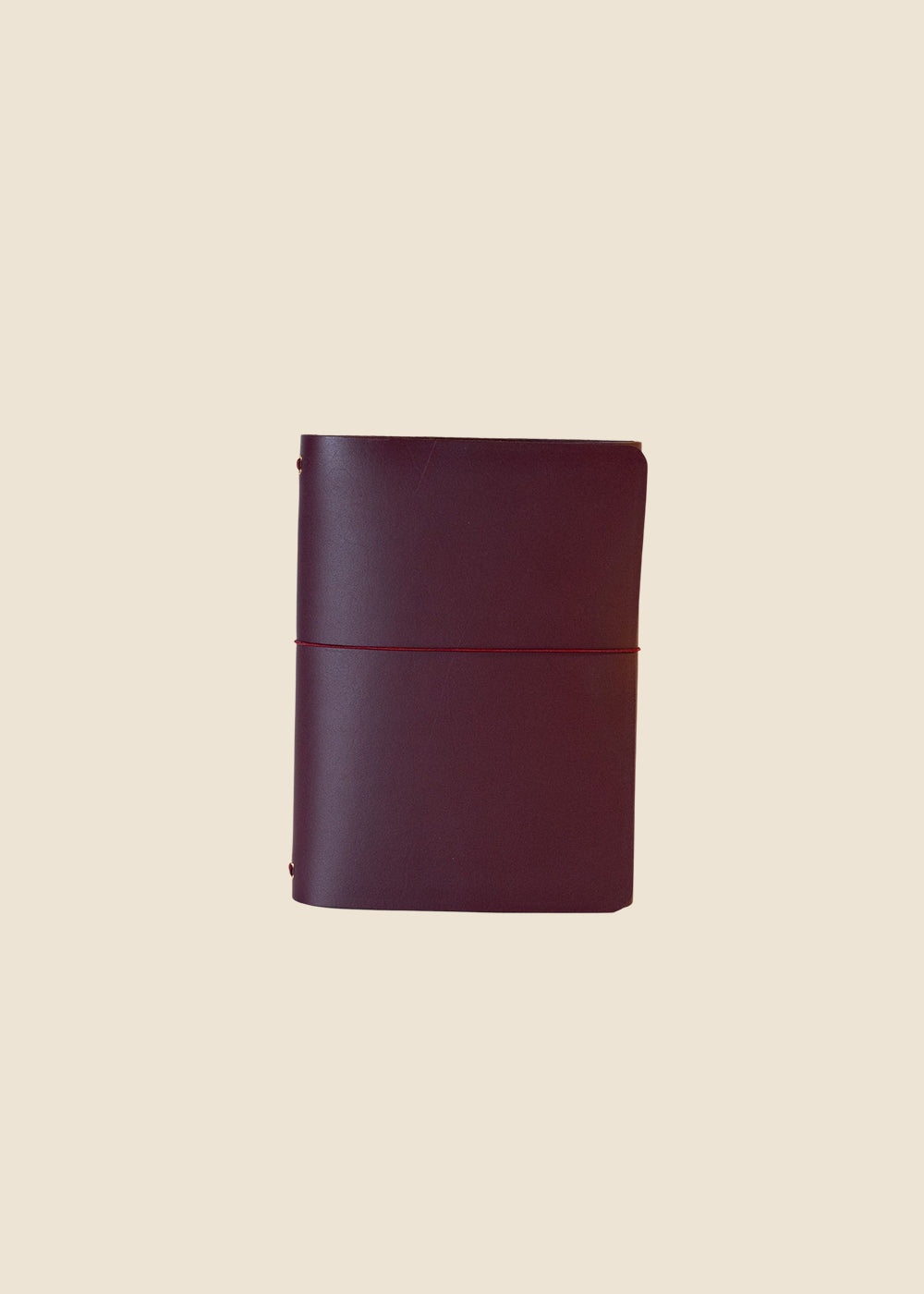 Woodview A5  leather journal in Bourdoux vegetable-tanned leather