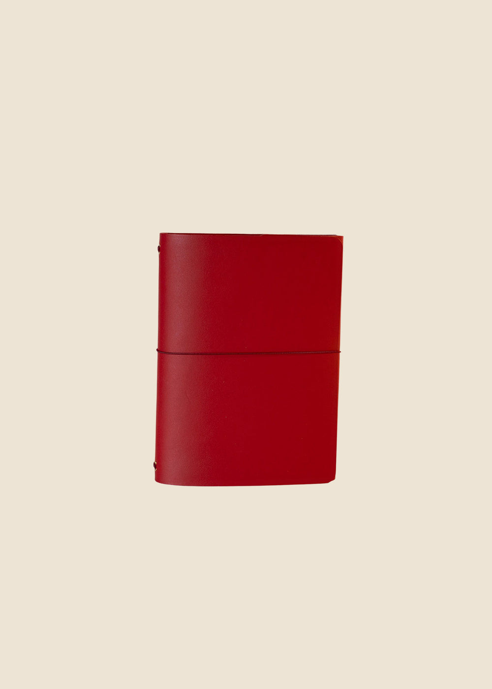 Heatherfield A6 leather journal in Oxblood leather with stitched cover